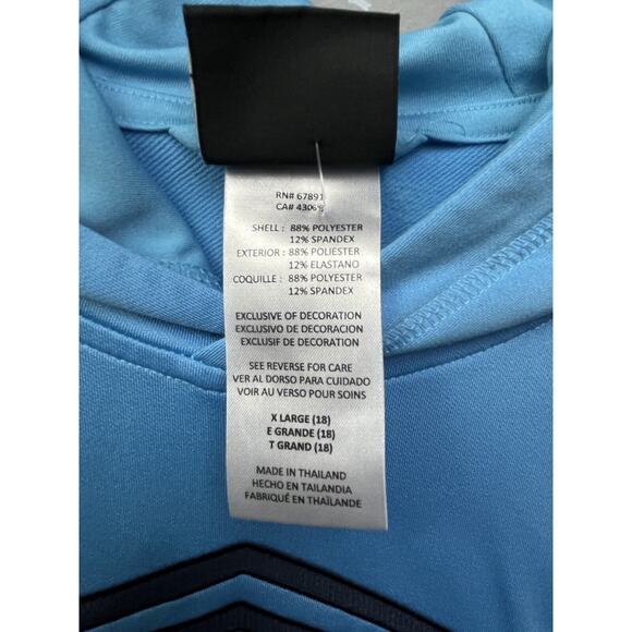 Umbro Hoodie Boys XL‎ Youth Fleeced Big Logo Active Soccer Pullover Sweatshirt - Picture 5 of 6